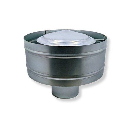 Caperuza sombrerete deflector antirrevoco acero galvanizado