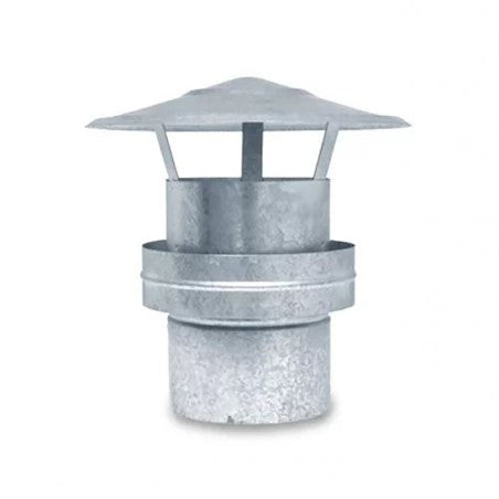 Caperuza Sombrerete Deflector chino acero galvanizado con clip