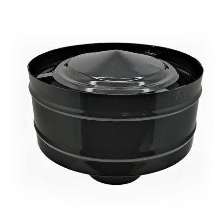 Deflector Sombrerete antirrevoco vitrificado negro